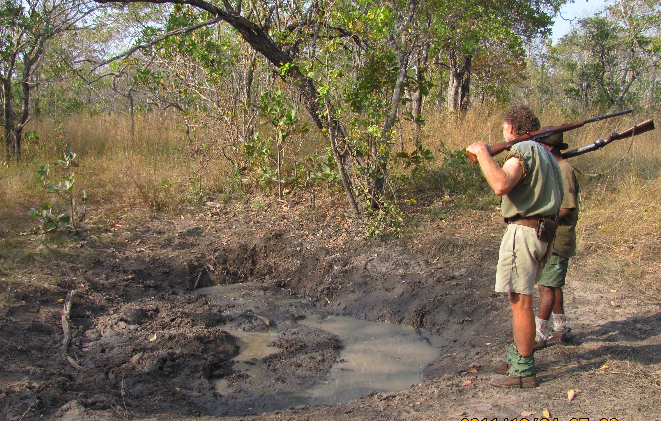 He lives the moments as they come, and they fill his days with being an old buffalo bull.